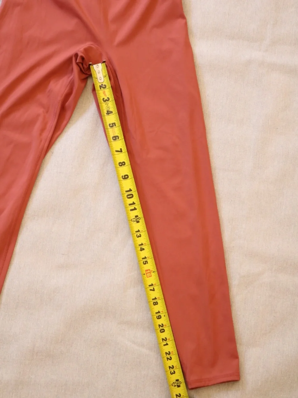 Gymshark Women's Medium Tomato Red 2-Piece Set High Waisted Leggings Ruched Bra
